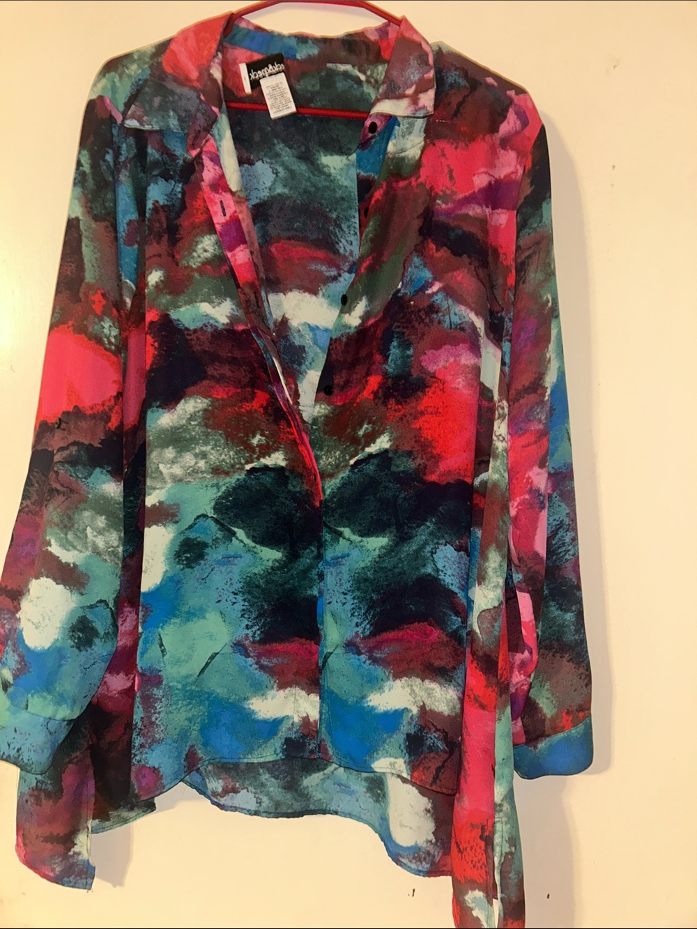 Peck & Peck Multicolor Abstract Print Button-Down Shirt